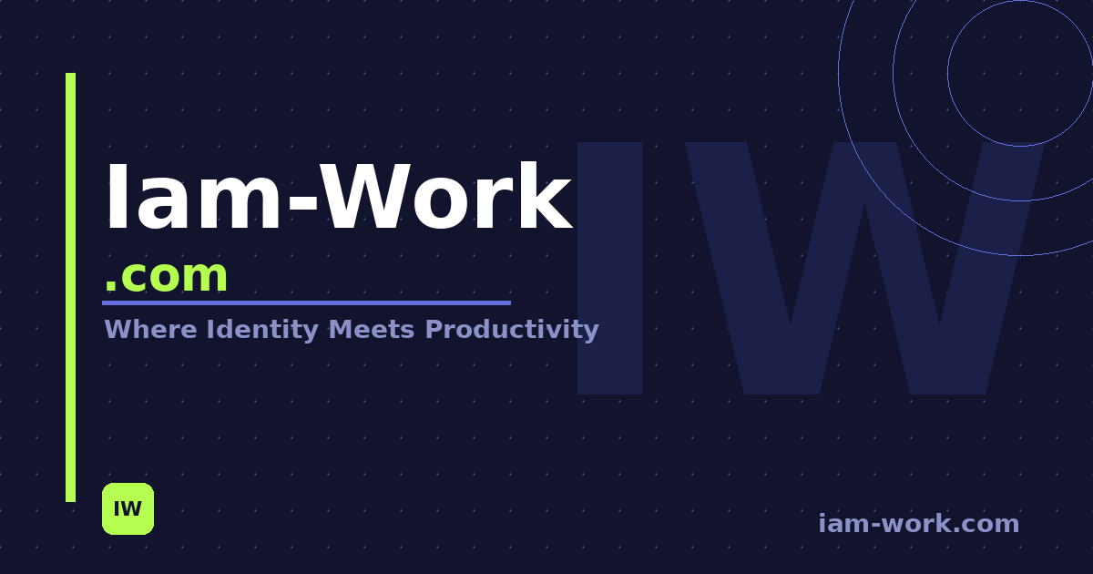 Work Com IAM-WORK — Intelligence Automation Matrix | iam-work.com